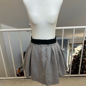 ZARA Japan Pleated skater circle skirt lined sporty pretty mini kawaii street